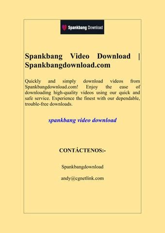 spankbangdownload|SpankBang Downloader: Free Download SpankBang Videos